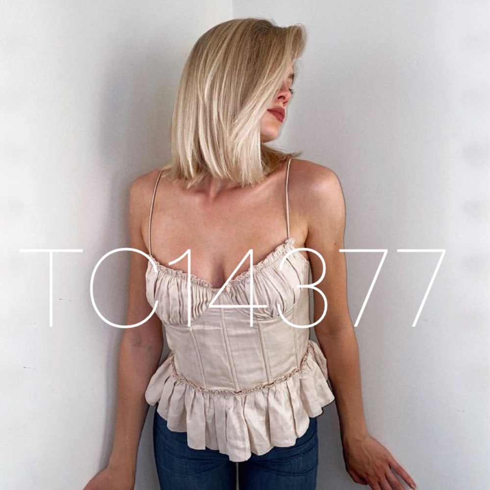 H&M BROCK COLLECTION NWT Corset Style Top - Picture 7 of 16